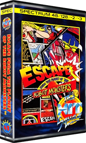 Escape from the Planet of the Robot Monsters - Box - 3D Image