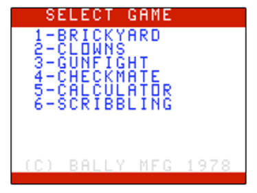 Brickyard / Clowns - Screenshot - Game Title Image