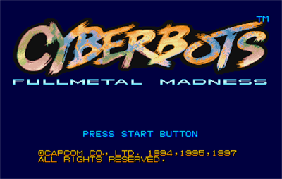 Cyberbots: Full Metal Madness - Screenshot - Game Title Image