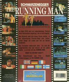 The Running Man - Box - Back Image