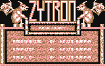 Zytron: Mega Blast - Screenshot - Game Title Image