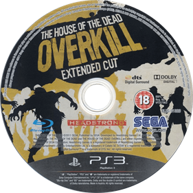 The House of the Dead: Overkill Extended Cut - Disc Image