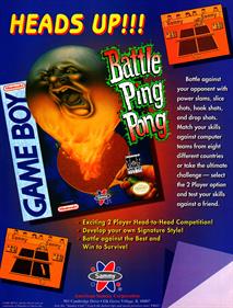 Battle Pingpong - Advertisement Flyer - Front Image