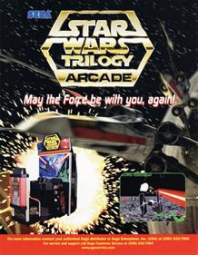 Star Wars Trilogy Arcade - Advertisement Flyer - Front