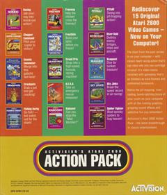 Activision's Atari 2600 Action Pack for Windows - Box - Back Image