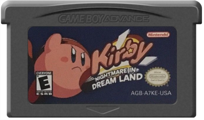 Kirby: Nightmare in Dream Land - Cart - Front Image
