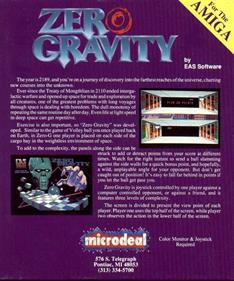 Zero Gravity - Box - Back Image