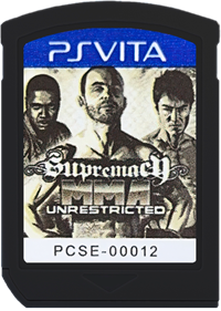 Supremacy MMA: Unrestricted - Fanart - Cart - Front Image