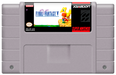 Final Fantasy V - Fanart - Cart - Front Image
