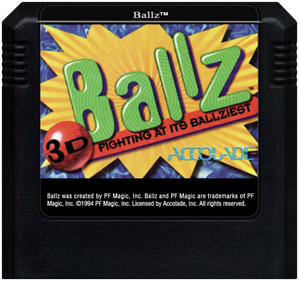 Ballz 3D: Fighting at Its Ballziest - Cart - Front Image