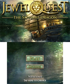 Jewel Quest: The Sapphire Dragon - Screenshot - Game Title Image