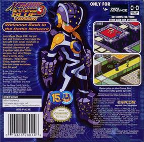 Mega Man Battle Network 3: Blue Version - Box - Back Image