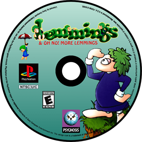 Lemmings & Oh No! More Lemmings - Fanart - Disc Image