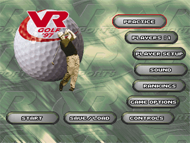 VR Golf '97 - Screenshot - Game Title Image