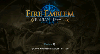 Fire Emblem: Radiant Dawn - Screenshot - Game Title Image