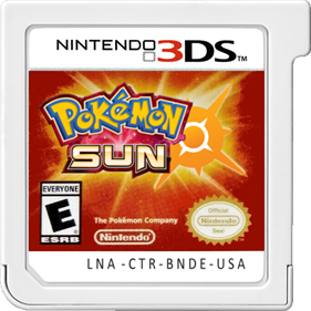 Pokémon Sun - Fanart - Cart - Front Image