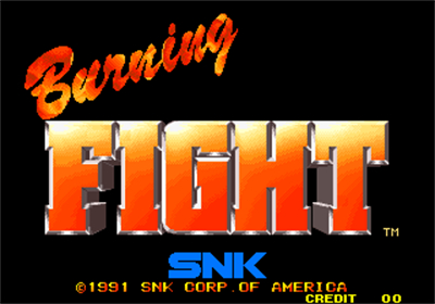 Burning Fight - Screenshot - Game Title Image