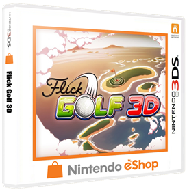 Flick Golf 3D - Box - 3D Image