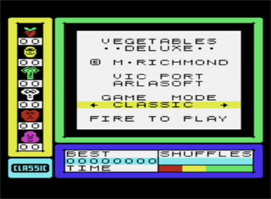 Vegetables Deluxe - Screenshot - Game Title Image
