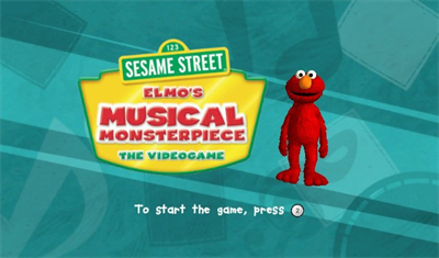 Sesame Street: Elmo's Musical Monsterpiece - Screenshot - Game Title Image