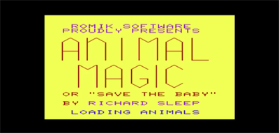 Animal Magic - Screenshot - Game Title Image