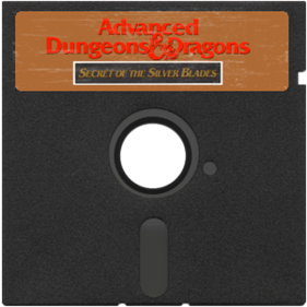 Advanced Dungeons & Dragons: Secret of the Silver Blades - Fanart - Disc Image