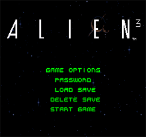 Alien 3: Assembly Cut - Screenshot - Game Title Image