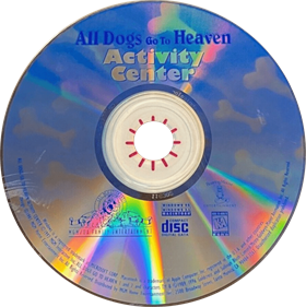 All Dogs Go to Heaven Activity Center - Disc Image