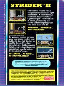 Strider II  - Box - Back Image