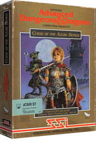 Advanced Dungeons & Dragons: Curse of the Azure Bonds - Box - 3D Image
