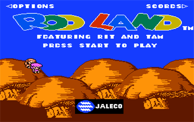 Rod Land - Screenshot - Game Title Image