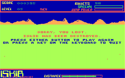 Iskib - Screenshot - Game Over Image
