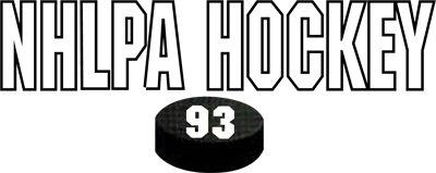 NHLPA Hockey 93 - Clear Logo Image
