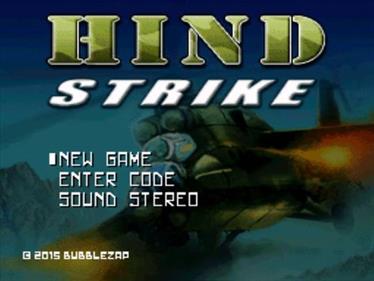 Hind Strike - Screenshot - Game Title Image