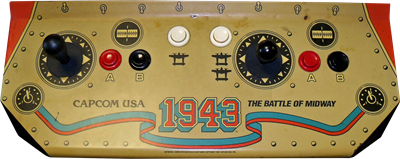 1943: The Battle of Midway: Mark II - Arcade - Control Panel Image