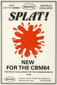 Splat! - Advertisement Flyer - Front Image