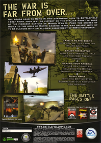 Battlefield 1942: The Road to Rome - Box - Back Image