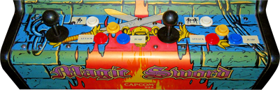 Magic Sword - Arcade - Control Panel Image