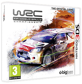 WRC FIA World Rally Championship: The Official Game - Box - 3D Image