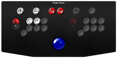 Galaxy Ranger - Arcade - Controls Information Image