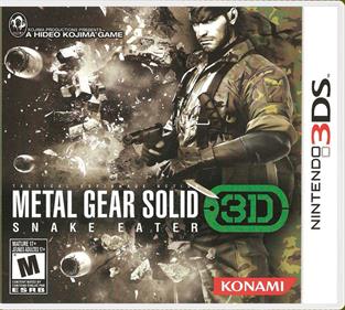 Metal Gear Solid 3D: Snake Eater - Box - Front - Reconstructed