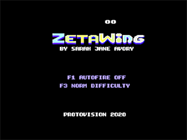 Zeta Wing - Screenshot - Game Title Image