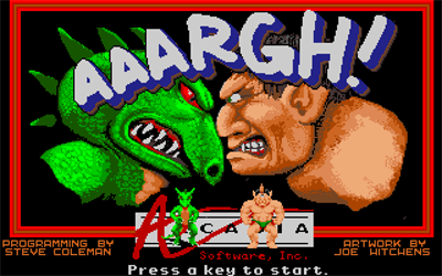 AAARGH! - Screenshot - Game Title