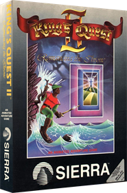King's Quest II: Romancing the Throne (PCjr) - Box - 3D Image