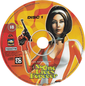 The Operative: No One Lives Forever - Disc Image