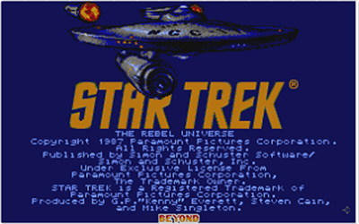 Star Trek: The Rebel Universe - Screenshot - Game Title Image