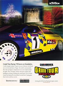 Car & Driver Presents: Grand Tour Racing '98 - Advertisement Flyer - Back Image