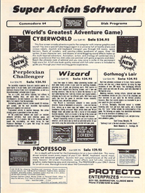 Cyberworld - Advertisement Flyer - Front Image