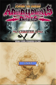 From the Abyss: Anonymous Notes: Chapter 1 - Screenshot - Game Title Image