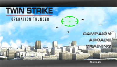 Twin Strike: Operation Thunder - Screenshot - Game Title Image